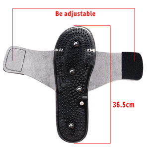 Precio de fábrica Reflexología saludable Masaje de pies Zapatilla Diapositivas Acupuntura Negro Proporcionado Masajeador de pies - Product Image 6