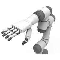 INSIPRE-ROBOTS Mano Robótica Humanoide de Cinco Dedos con Agarre Fuerte, 6 Grados de Libertad, 12 Articulaciones, Mano Robótica para Agarrar, RS485