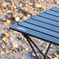 HISPEED 2ft Table 1.35kgs Léger Roll Up Pliable Mini Table De Camping À Manger pour L'alpinisme