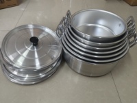 Vente en gros usine Nouveauté 2026 Ensemble de 7 pièces de batterie de cuisine professionnelle classique en aluminium antiadhésif, comprenant des marmites à soupe, Ollas De Aluminio