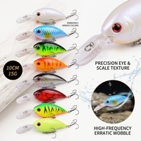 Ensemble de leurres de pêche, Minnow, Crankbait, Wobbler, appâts artificiels, leurres durs pour la pêche en lac, en eau douce et en eau salée