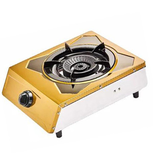 Poêle à gaz de cuisine en acier inoxydable <span class=keywords><strong>2022</strong></span>, brûleur à flamme unique - Product Image 1