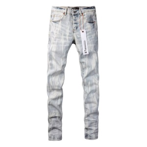 Jeans de rue noirs slim fit en gros pour l'exportation |   Marque tendance et robuste, adaptée aux publics de rap et de hip-hop - Product Image 2