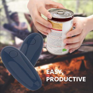 Ouvre-boîte électrique pratique ECare, nouveau modèle, portable, multifonctionnel, automatique, ouverture en un clic, durable, en acier inoxydable, boîte cadeau - Product Image 5