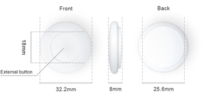 Kkm W1 năng lượng thấp BLE ibeacon eddystone mặc tag đèn hiệu với nrf52 <span class=keywords><strong>chip</strong></span> - Product Image 5