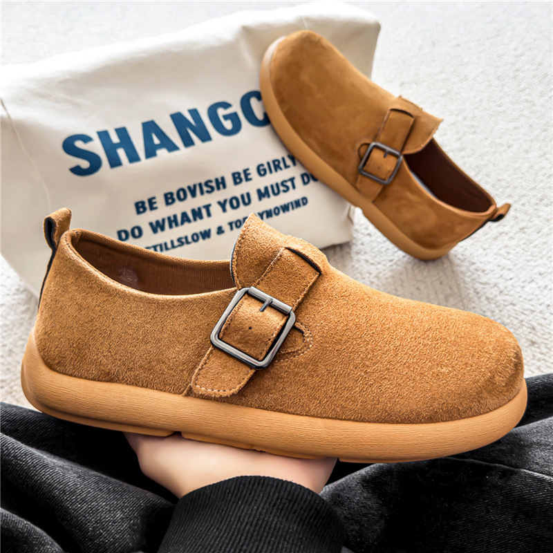 semi casual brown shoes