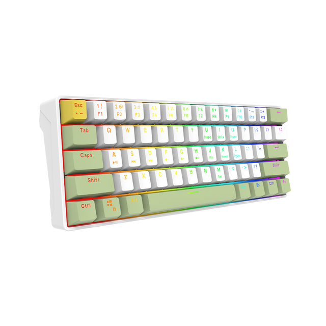 New Product Custom Keyboard Website Mechanical Rgb Gaming Keyboard White Black Wired Ergonomic Keyboard