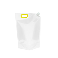 3L 5L 10L Pochette liquide à eau en plastique sans BPA avec bec pliable et portable