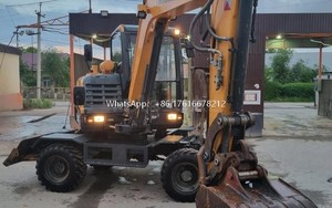 Prix bas, excavatrice sur pneus Hyundai HW60 neuve, 6 tonnes, moteur Cummins, haute efficacité, utilisation en construction et en agriculture - Product Image 3