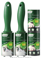 110 Blätter 100 Blätter pro Rolle Lint-Roller für Haustierhaar Extra-Klebstoffentferner Gesamtbetrag aktualisierte Griffe mit 10 Nachfüllungen