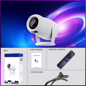 Proyector Hy400 1080p Android Smart 4K Inalámbrico, Portátil para Interiores y Exteriores, Proyector Hy300 - Product Image 4