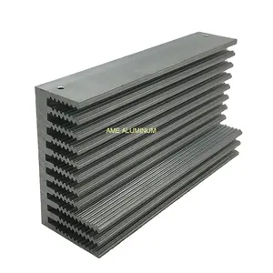 Dissipatore di calore in alluminio estruso, profili di alluminio personalizzati per estrusione