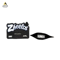 Sachet Mylar découpé sur mesure en forme de cercle, imprimé, petit format, 28g 3.5g, anti-odeur, avec fermeture éclair et mon logo, toucher doux