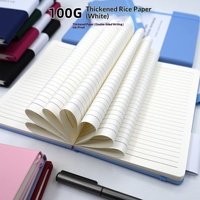 Bloc-notes A6 de poche couleur macaron, simple, A5, toucher doux, haute valeur esthétique, B5 ligné, personnalisable, cadeau, 100 feuilles, spirale