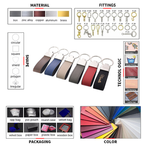 Llaveros de Cuero Premium al por Mayor de Fábrica, Llaveros con Logotipo Personalizado para Concesionarios de Autos, Diseño Creativo de Llavero de <span class=keywords><strong>Marca</strong></span> de Auto, Llavero de Cuero Genuino - Product Image 5