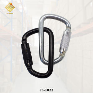 30KN स्टील Carabiners डी प्रकार जस्ती स्टील ऑटो ताला Carabiner हुक गिरावट के लिए गिरफ्तारी/कनेक्शन सुरक्षा बेल्ट - Product Image 2