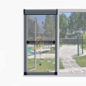 Anti Mosquito Mesh Folding Door Horizontal Open High Quality Retractable Fly Modern <strong>Window</strong> Roller Mosquito Aluminum <strong>Windows</strong> - Product Image 2