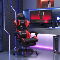 Chaise de jeu de course de haute qualité Chaise de jeu en cuir PU avec repose-pieds Vente en gros