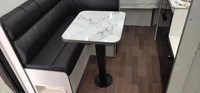 Kit de conversion de pieds de table de camping-car polyvalent en alliage d'aluminium Rotation à 360 ° Conception télescopique Pièces de carrosserie pour camping-car