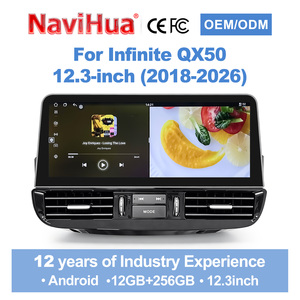 Navihua รุ่นใหม่สำหรับ Infiniti QX50 ปี 2018-2026 อัพเกรดรถยนต์ หน้าจอแอนดรอยด์ 12.3 นิ้ว วิทยุ มัลติมีเดีย Carplay DSP GPS เครื่องเล่นติดรถยนต์ - Product Image 1