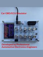 Simulador Universal OBD//USB ECU ELM327 J1939, Herramienta de Prueba de Bus CAN, 12-24V, 2010-, Diagnóstico para Autos, Camiones y Vehículos Comerciales