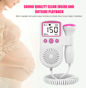 Monitor Portátil de Latidos Cardíacos Maternos y Fetales, <span class=keywords><strong>Doppler</strong></span> <span class=keywords><strong>Fetal</strong></span>, Máquina de Ultrasonido <span class=keywords><strong>Doppler</strong></span>, Dispositivo Médico <span class=keywords><strong>Fetal</strong></span> - Product Image 3