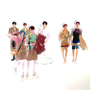 Découpe laser personnalisée photo imprimée Cartoon Celebrity supports transparents acrylique - Product Image 3