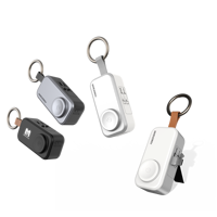 Cadeaux promotionnels 2026 : Mini batterie externe portable Li-Polymère 4500 mAh avec prise Type-C et prise en charge de la charge sans fil pour montre, cordon et porte-clés