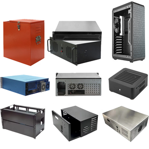 Guangdong colore nero anodizzato 7075 alluminio piastre Custom metallo rivettatura custodie scatola di fabbricazione lamiera - Product Image 2