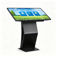 Kiosque d'information interactif à écran tactile LCD Android de 32 pouces, 4K, 20 points, affichage au sol pour école, bureau