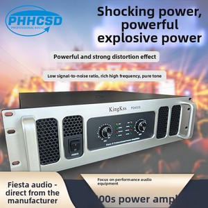 Amplificador de Potencia de Alta Fidelidad de 30,000W y <span class=keywords><strong>2</strong></span>.1 Canales para Altavoces de Techo, Sistema de Transmisión, Modelo P-1800S - Product Image 3