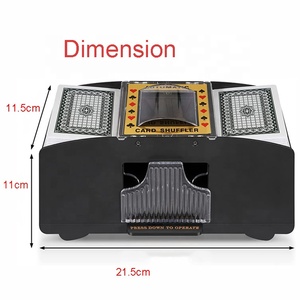 Shuffler-tarjeta de póker que funciona con batería, fácil de usar, eléctrica, negra, automática, para casa, fiesta, Club, 2 unidades - Product Image 2