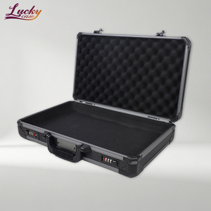 Valise de transport en aluminium avec mousse alvéolée pour outils, étui de protection rigide professionnel avec insert en mousse personnalisé - Product Image 1
