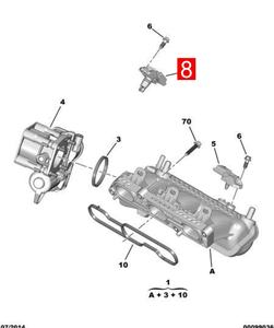 Nouveau capteur de pression d'admission OEM 1920CZ pour Citroen Peugeot compatible avec les véhicules 1.6 2.0 <span class=keywords><strong>HDi</strong></span> - Product Image 6