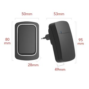 Carillons électriques intelligents <span class=keywords><strong>sans</strong></span> <span class=keywords><strong>fil</strong></span>, <span class=keywords><strong>sans</strong></span> batterie, auto-alimenté, étanche IP68, <span class=keywords><strong>sonnette</strong></span> de porte de maison, <span class=keywords><strong>sonnette</strong></span> <span class=keywords><strong>sans</strong></span> <span class=keywords><strong>fil</strong></span> - Product Image 4