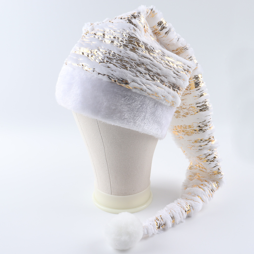 White with Gold Striped
