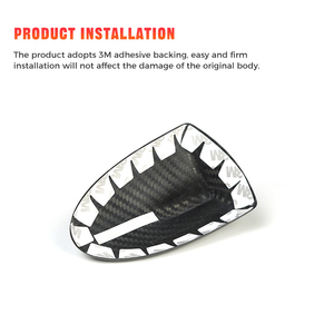 Radôme en fibre de carbone Shasha pour aileron de requin pour Infiniti G37 Q50 Q60 Q70 Q70L Accessoires extérieurs de voiture - Product Image 4