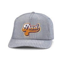 Casquette de baseball unisexe pour adulte, style vintage, sportive, en coton, à 5 panneaux, avec bordure colorée à rayures, de haute qualité