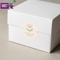 Autocollants ronds personnalisés professionnels avec logo, imprimés UV, étiquettes en vinyle imperméables pour emballages alimentaires, résistants à l'huile et aux rayures