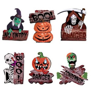 Panneau de jardin en plastique ondulé imprimé avec logo et impression personnalisés, thème Halloween, imperméable pour l'extérieur - Product Image 4