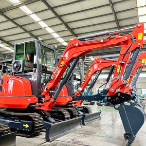 Frete Grátis Escavadeira 3.5 Ton Kubota Engine EPA Digger Farm Pequenas Escavadeiras 1 Ton 2 Toneladas Preços Mini Escavadeira De Esteira - Product Image 2