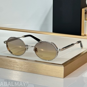 Gafas de Sol MAY the Orang 53-21-145 de Alta Calidad para Hombre y Mujer, Diseño Clásico Punk de Lujo, Titanio UV400, con Caja - Product Image 6