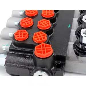 Válvula direccional hidráulica de 4 carretes directa y personalizable de fábrica manual de para piezas de maquinaria de construcción - Product Image 6