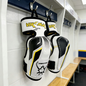 VIK-MAX 2026 Protectores de Codo para Niños |   Equipo de Protección de Fibra de Nailon de 9''-11'' para Hockey sobre Hielo y Patinaje - Product Image 1