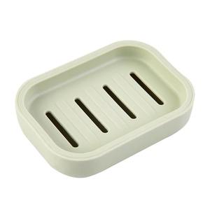 Autres porte-savons rectangulaires en plastique avec couvercle, auto-drainants, gris bleuâtre, blanc cassé, vert clair, kaki - Product Image 4