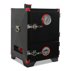 Ahumador Vertical de Madera Profesional de Diseño Propio, Horno Ahumador de Carbón de Doble Cámara de Alta Resistencia para Barbacoa - Product Image 1