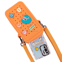 Étui à bandoulière en silicone adapté aux voyages Chinfai avec sac à main pour téléphone portable de style fille