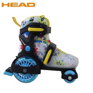 Chaussures à roulettes réglables à 3 roues HQK02 de qualité supérieure <span class=keywords><strong>pour</strong></span> enfants, idéales <span class=keywords><strong>pour</strong></span> le plaisir en extérieur, débutants, roulements ABEC-3, <span class=keywords><strong>châssis</strong></span> en PP haute résistance - Product Image 4