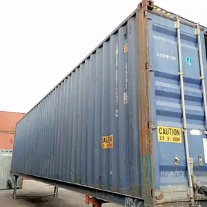 Furgoneta de contenedores de segunda mano de Guangzhou, contenedor usado de 40 pies para Palestina
