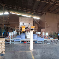 Machine automatique CNC pour la fabrication de blocs de sciure de bois avec moteur pour la production de palettes européennes, certifiée CE